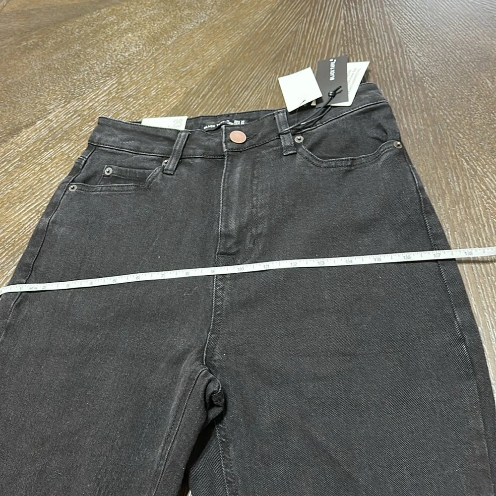 NWT Black Tape Maya High‎ Rise Relaxed Flare Black Wash Women’s Jeans, Size 26